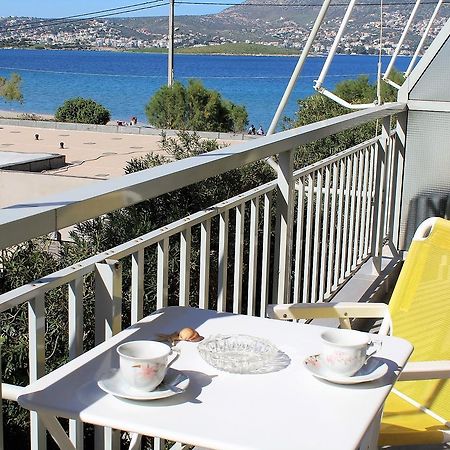 Apartment Sea View In Front Of The Beach Of Agia Marina Порто-Рафти Экстерьер фото